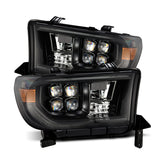 07-13 Toyota Tundra/08-17 Toyota Sequoia MK II NOVA-Series LED Projector Headlights Alpha-Black (With Level Adjuster)