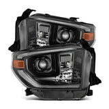 14-21 Toyota Tundra MK II LUXX-Series LED Projector Headlights Alpha-Black