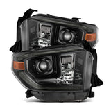 14-21 Toyota Tundra MK II PRO-Series Halogen Projector Headlights Alpha-Black