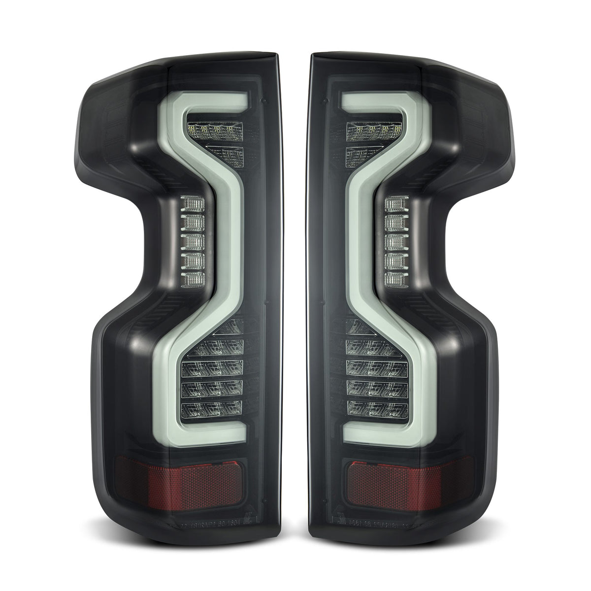 19-25 Chevrolet Silverado 1500 / 20-25 Silverado 2500HD/3500HD PRO-Series LED Tail Lights Jet Black