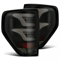 09-14 Ford F150 PRO-Series LED Tail Lights Jet Black - Backordered
