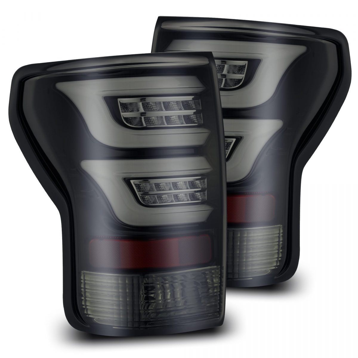 07-13 Toyota Tundra PRO-Series LED Tail Lights Jet Black - Backordered