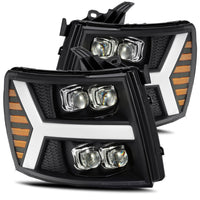 07-13 Chevrolet Silverado NOVA-Series LED Projector Headlights Black (OPEN BOX)