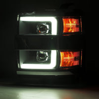 15-19 Chevrolet Silverado 2500HD/3500HD PRO-Series Halogen Projector Headlights Chrome (OPEN BOX)