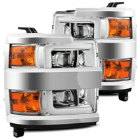 15-19 Chevrolet Silverado 2500HD/3500HD PRO-Series Halogen Projector Headlights Chrome (OPEN BOX)