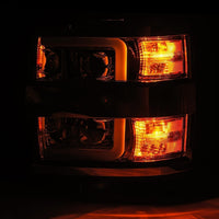 15-19 Chevrolet Silverado 2500HD/3500HD PRO-Series Halogen Projector Headlights Chrome (OPEN BOX)