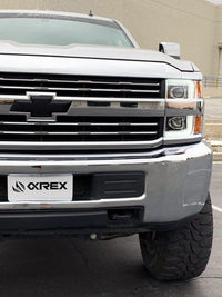 15-19 Chevrolet Silverado 2500HD/3500HD PRO-Series Halogen Projector Headlights Jet Black - Backordered