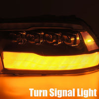 09-18 Ram Truck NOVA-Series LED Projector Headlights Jet Black - Backordered