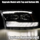 09-18 Ram Truck MK II PRO-Series Halogen Projector Headlights Chrome