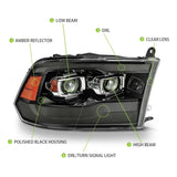 09-18 Ram Truck MK II PRO-Series Halogen Projector Headlights Jet Black