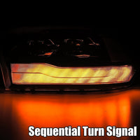 09-18 Ram Truck LUXX-Series LED Projector Headlights Alpha-Black - Backordered