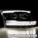 09-18 Ram Truck LUXX-Series LED Projector Headlights Alpha-Black