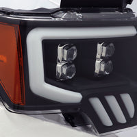 09-14 Ford F150 NOVA-Series LED Projector Headlights Black - Backordered
