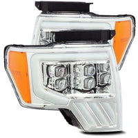 09-14 Ford F150 NOVA-Series LED Projector Headlights Chrome - Backordered