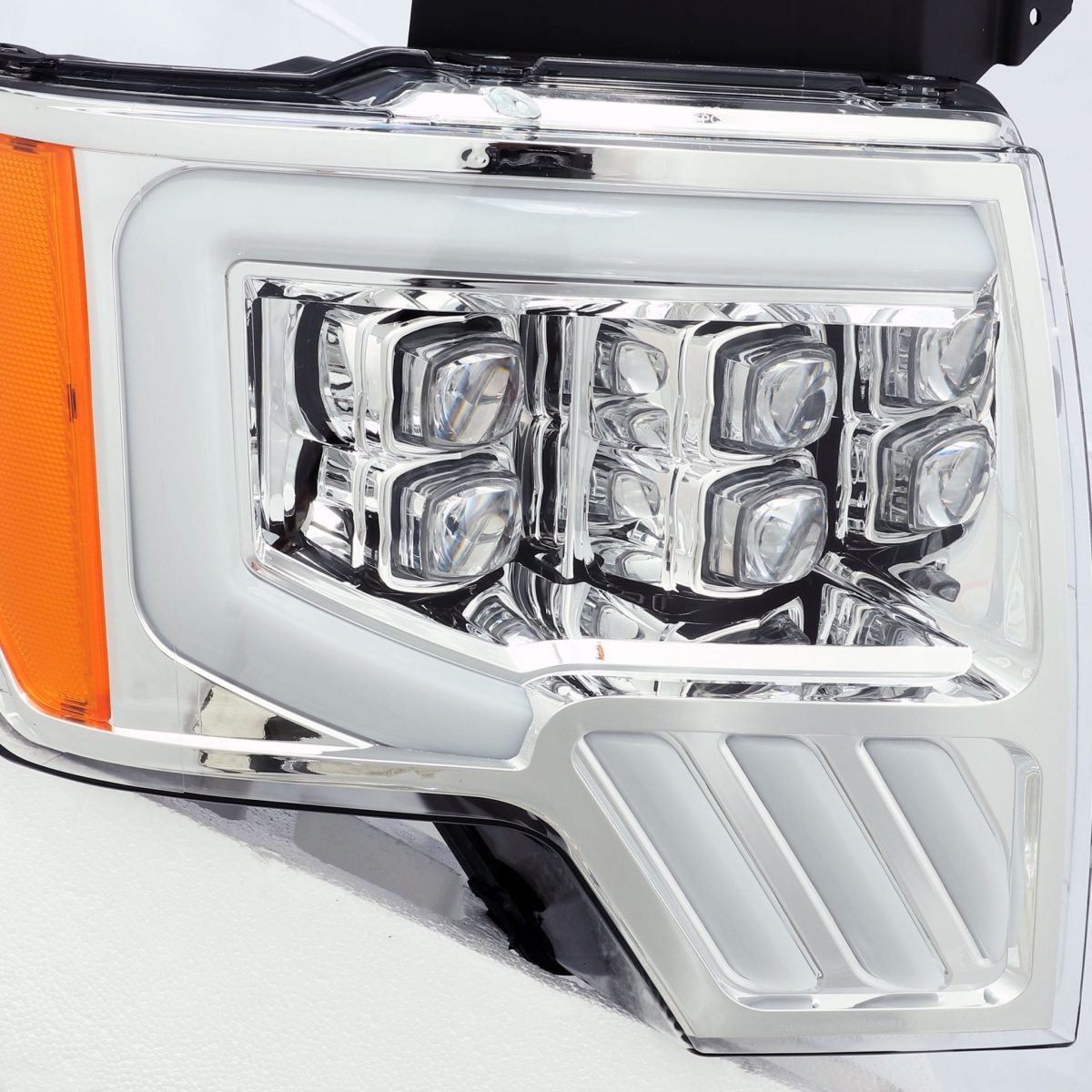 09-14 Ford F150 NOVA-Series LED Projector Headlights Chrome