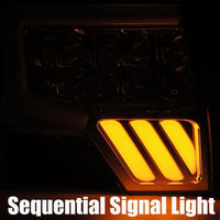 09-14 Ford F150 NOVA-Series LED Projector Headlights Jet Black - Backordered