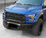 15-17 Ford F150 / 17-20 Ford F150 Raptor LUXX-Series LED Projector Headlights Jet Black