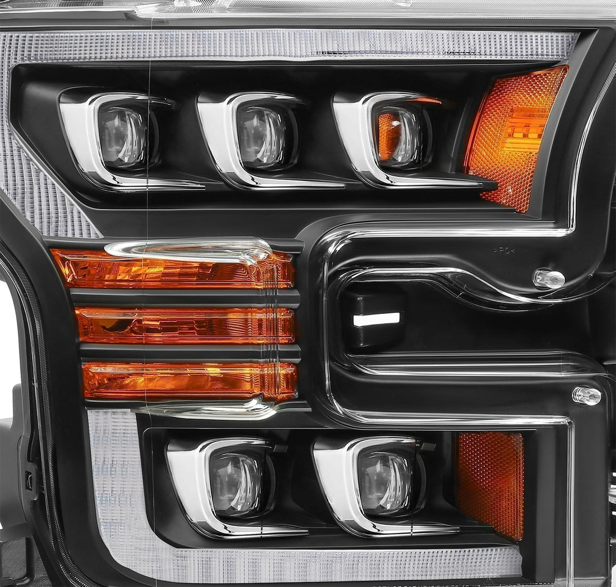 15-17 Ford F150 / 17-20 F150 Raptor NOVA-Series LED Projector Headlights Black