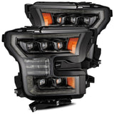 15-17 Ford F150 / 17-20 F150 Raptor NOVA-Series LED Projector Headlights Alpha-Black