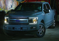 18-20 Ford F150 LUXX-Series LED Projector Headlights Jet Black