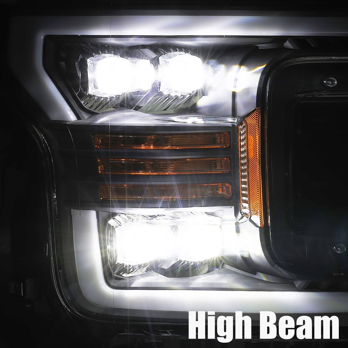 18-20 Ford F150 NOVA-Series LED Projector Headlights Chrome