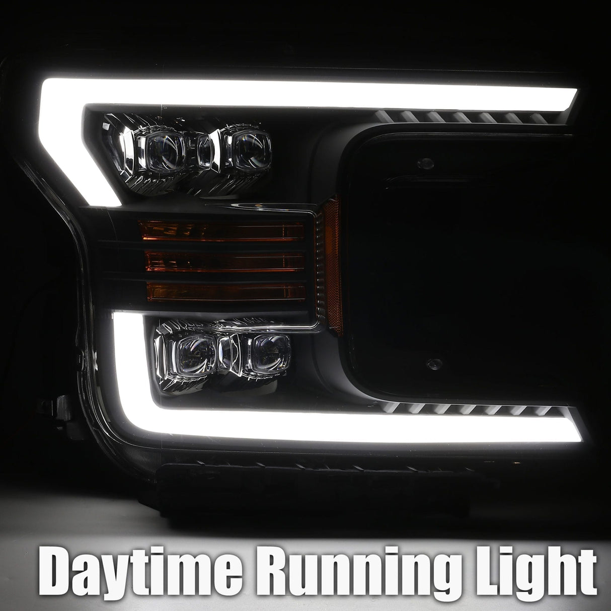 18-20 Ford F150 NOVA-Series LED Projector Headlights Chrome