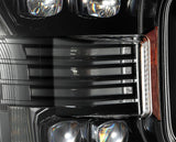 18-20 Ford F150 NOVA-Series LED Projector Headlights Alpha-Black