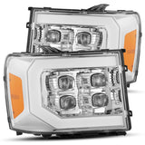 07-13 GMC Sierra NOVA-Series LED Projector Headlights Chrome (ETA late May)