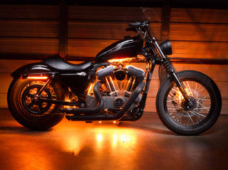 Advanced Orange LED Mini Motorcycle Lighting Kit