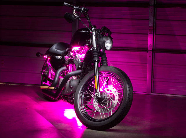 Advanced Pink LED Mini Motorcycle Lighting Kit