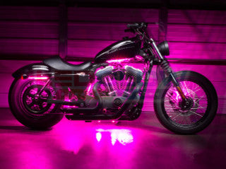 Advanced Pink LED Mini Motorcycle Lighting Kit