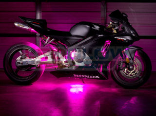 Advanced Pink LED Mini Motorcycle Lighting Kit