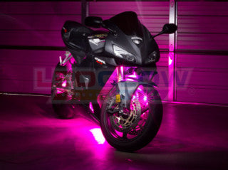 Advanced Pink LED Mini Motorcycle Lighting Kit