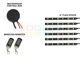 Advanced Blue LED Mini Motorcycle Lighting Kit