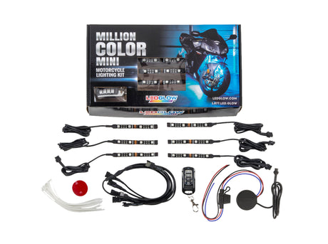 Advanced Million Color LED Mini Motorcycle Lighting Kit