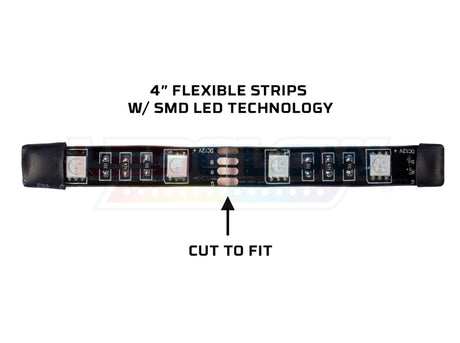 Advanced Million Color LED Mini Motorcycle Lighting Kit