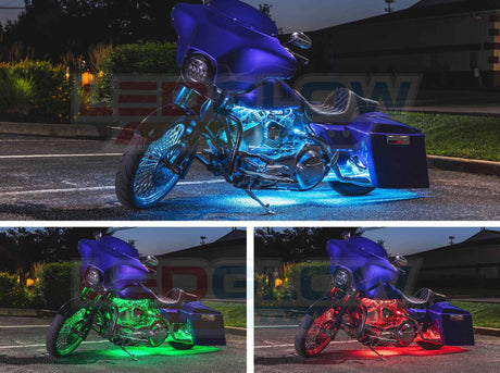 Advanced Million Color LED Motorcycle Lighting Kit