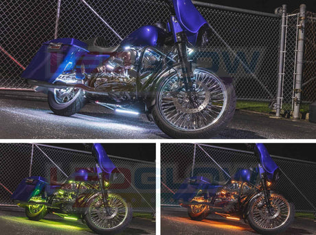 Advanced Million Color LED Motorcycle Lighting Kit