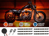 Advanced Orange LED Mini Motorcycle Lighting Kit