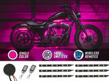 Advanced Pink LED Mini Motorcycle Lighting Kit