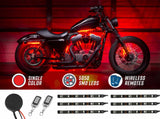 Advanced Red LED Mini Motorcycle Lighting Kit