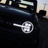 21-24 Ford Bronco /22-24 Ford Bronco Raptor NOVA-Series LED Projector Headlights Alpha-black