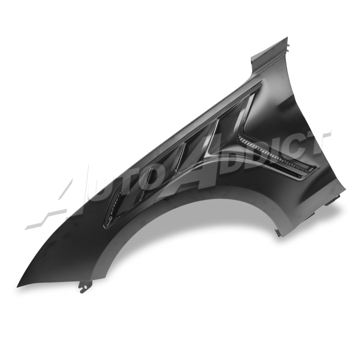 Auto Addict USA 2024-2026 Mustang EcoBoost vented fender cooling upgrade
