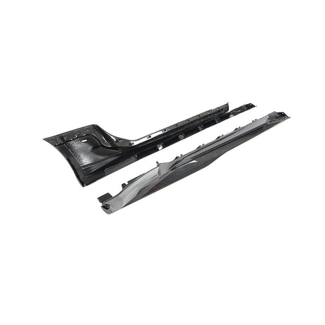 Auto Addict USA Camaro RS carbon fiber ZL1 style side skirt rocker panel detail