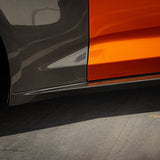 Auto Addict USA Camaro SS aggressive ZL1 style carbon fiber side skirt rocker install