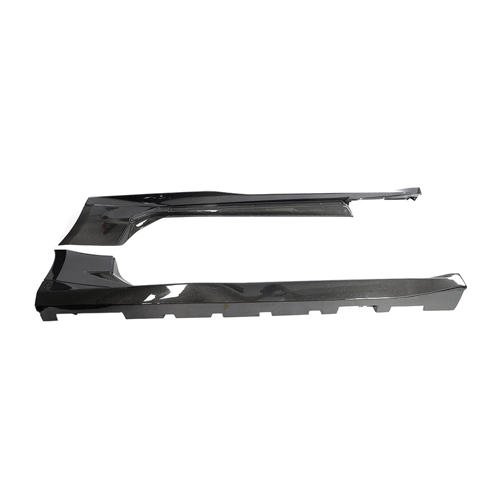 Auto Addict USA Chevy Camaro SS carbon fiber rocker panels aerodynamic side skirts