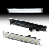 Auto Addict USA Dodge Challenger clear white LED side markers installed front fender lighting detail
