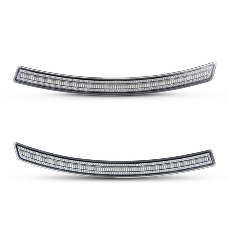Auto Addict USA aftermarket clear white LED side marker upgrade for Chevrolet Corvette C7