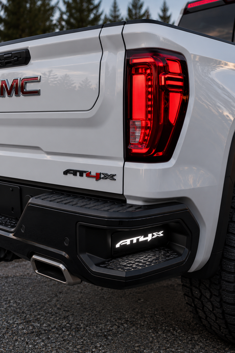 2019+ GM 1500 Illuminated Rear Bumper CornerStep Inserts (Silverado/ Sierra)