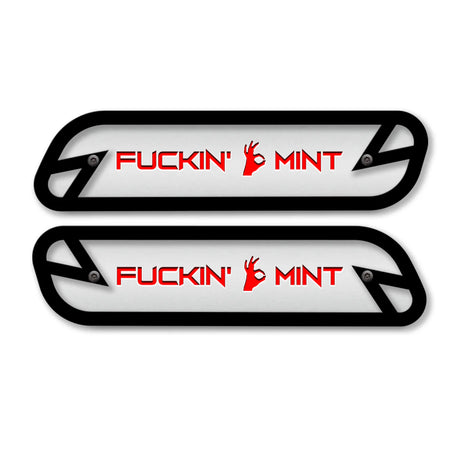 F*ckin' Mint Hood Emblem Replacements - Fits 2019-2025 Ram® 2500, 3500, 4500 - Fully Customizable, LED